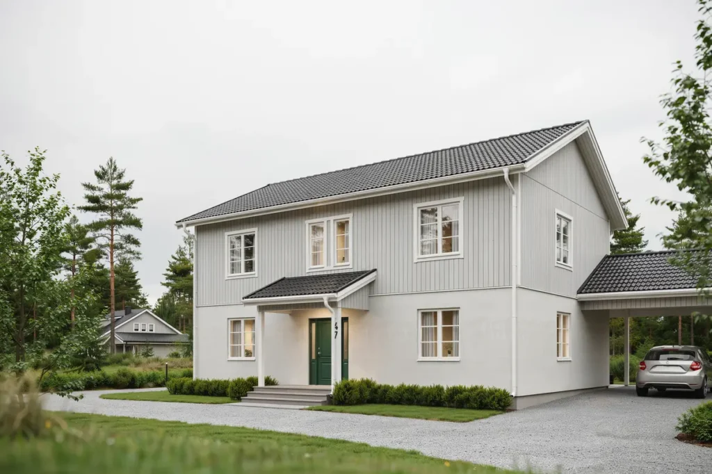 till ggsisolering av fasad och ytterv gg p villa i alsike knivsta