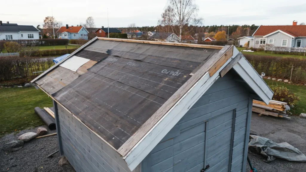 byte av takpapp p f rr dstak i alsike knivsta